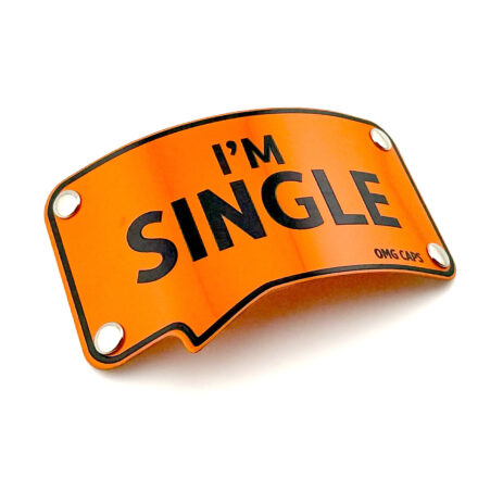 Blaszka I’m Single Orange.